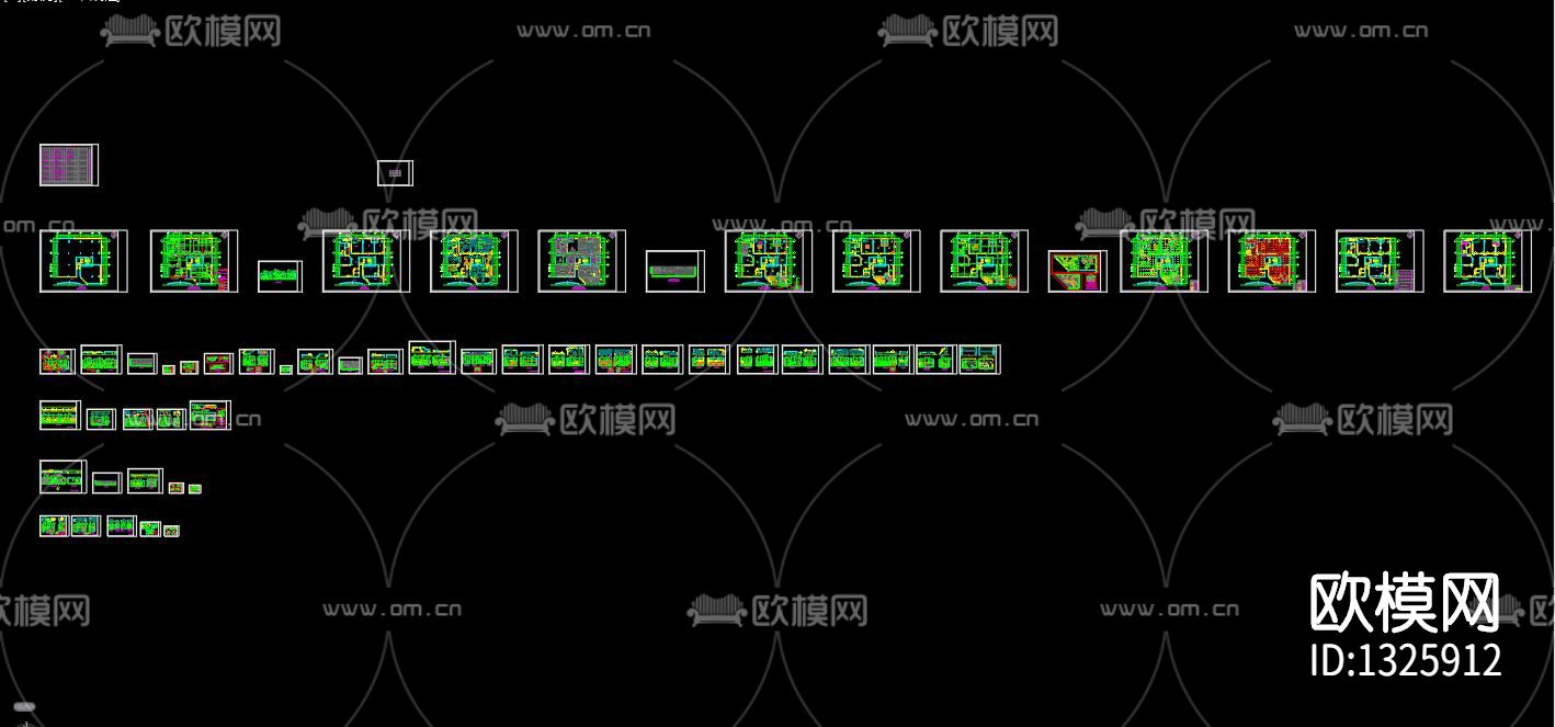 幼儿园cad施工图下载（渲染图10）