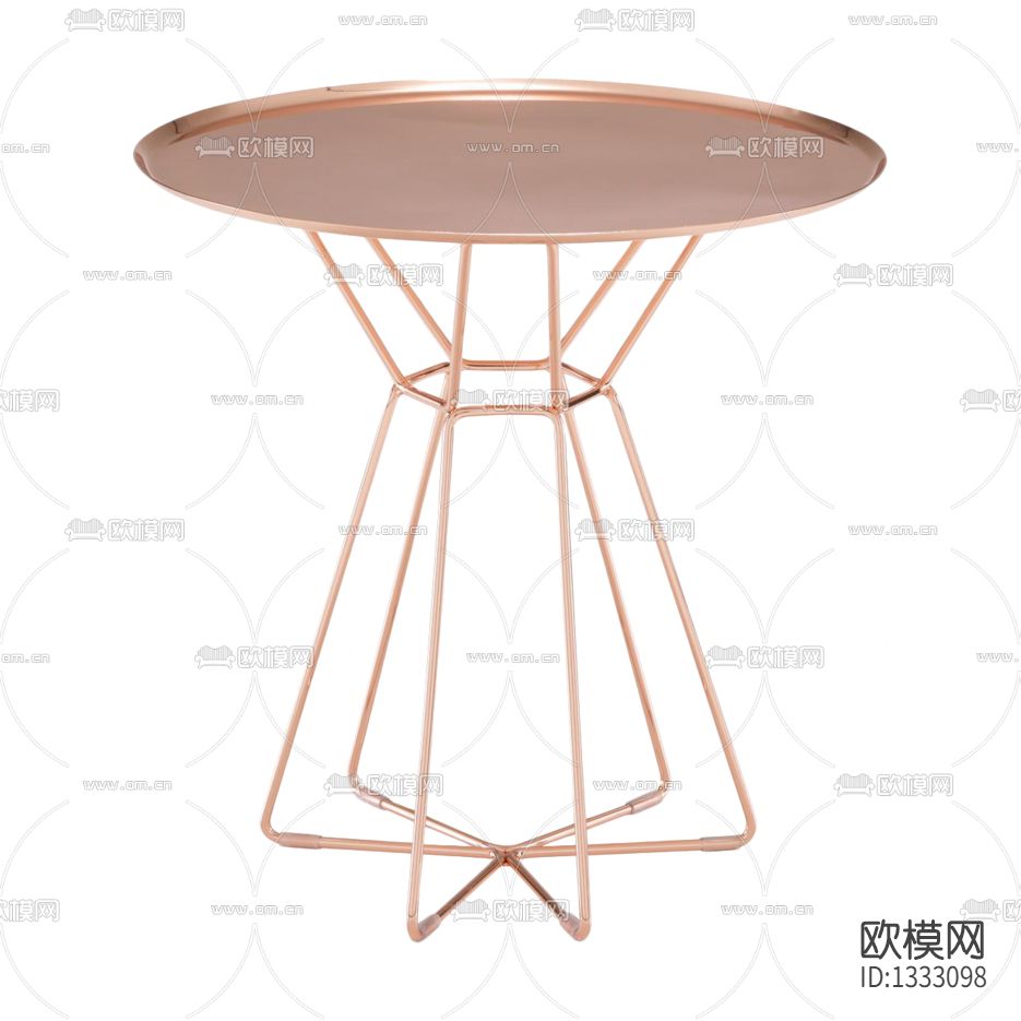 北欧极简圆形边几下载