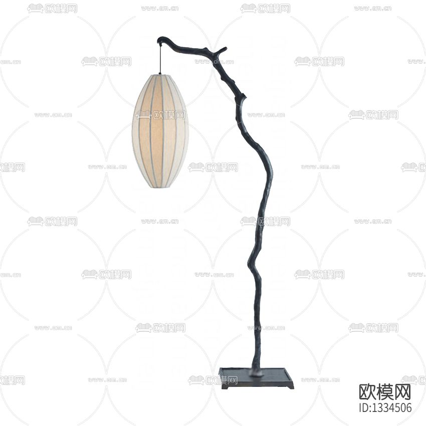 新中式禅意干支落地灯下载