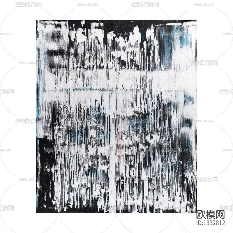 现代极简挂画下载（渲染图5）