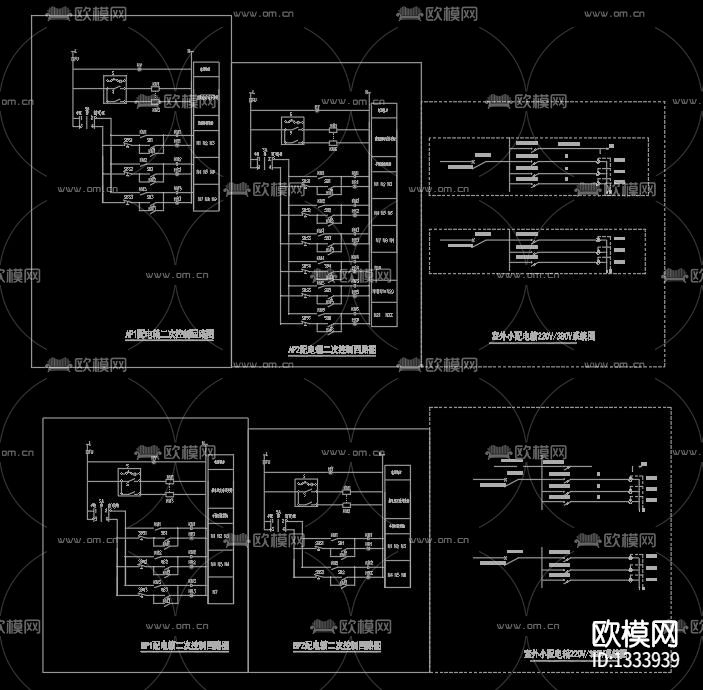 大型园区室外照明全套图纸下载（渲染图4）