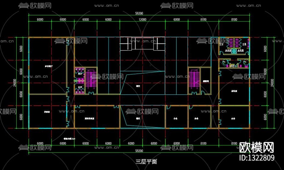 游客中心方案下載(渲染圖2)