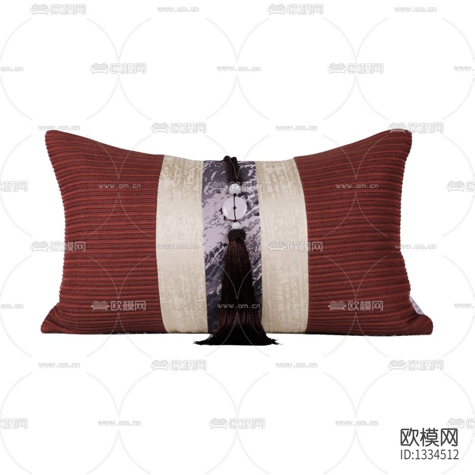 新中式肌理玉流苏装饰深灰银抱枕下载