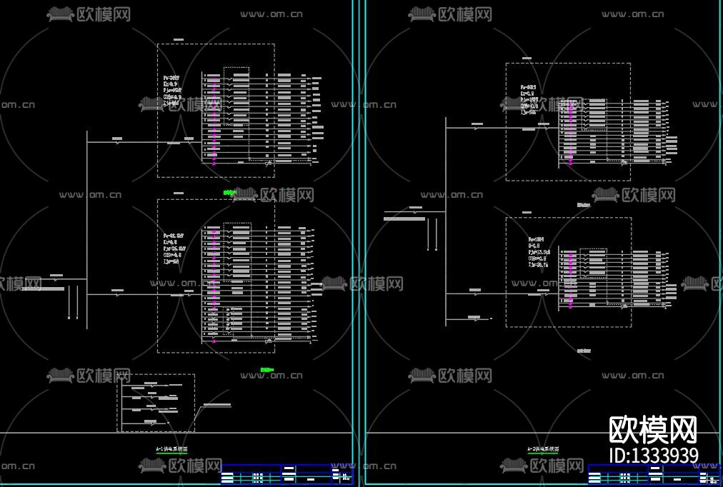 大型园区室外照明全套图纸下载（渲染图3）