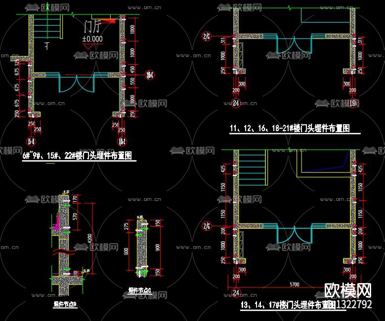 公馆门头图纸下载（渲染图5）
