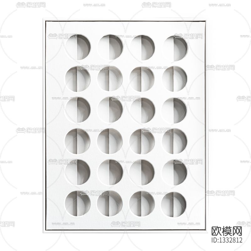 现代极简挂画下载（渲染图3）