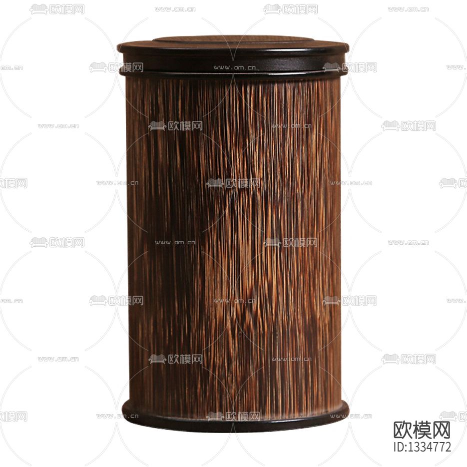 新中式禅意木质茶叶罐