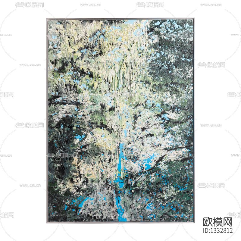 现代极简挂画下载（渲染图7）