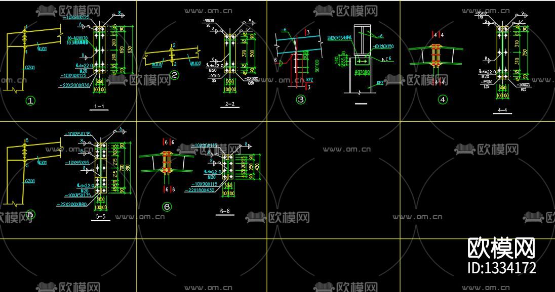 木业公司刨花板车间钢结构施工图下载（渲染图7）