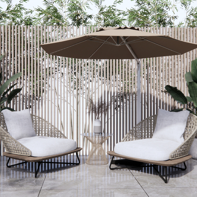  现代户外沙发su模型 