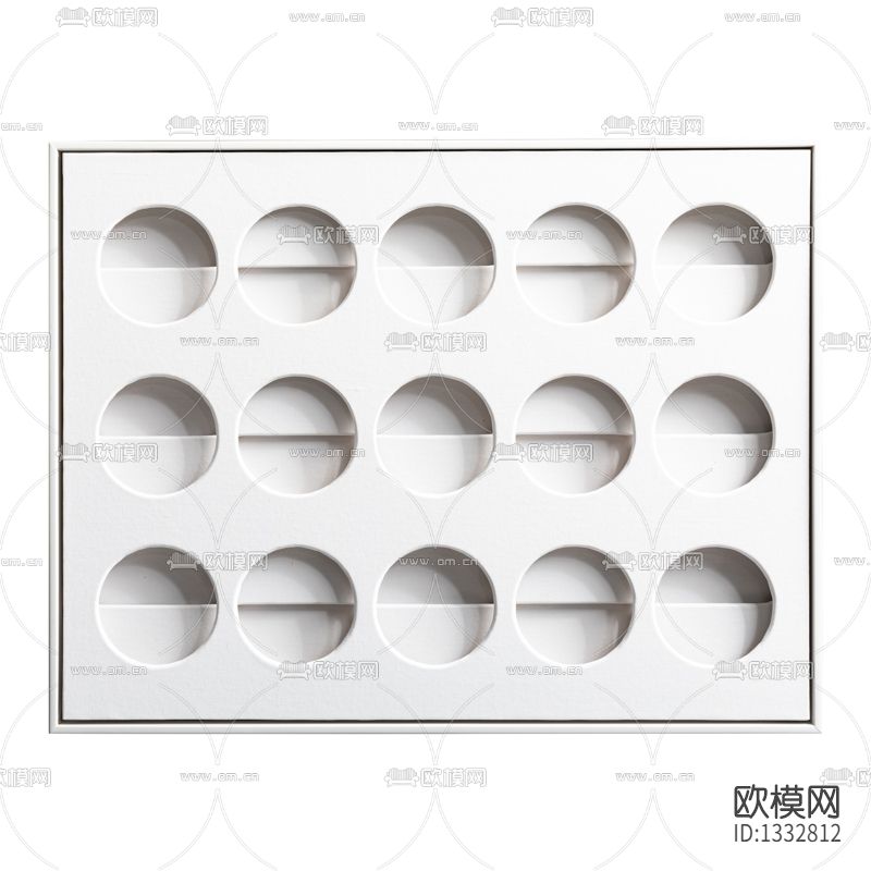 现代极简挂画下载（渲染图2）