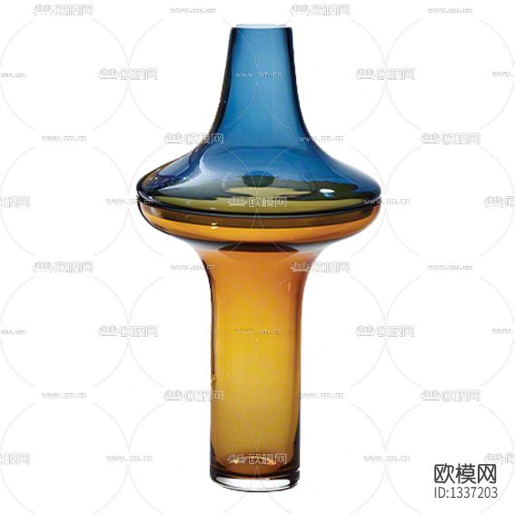 现代轻奢变色玻璃花瓶下载