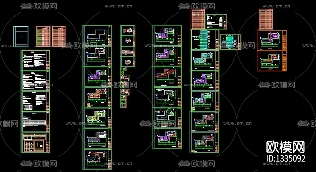 快餐店cad施工图下载（渲染图9）
