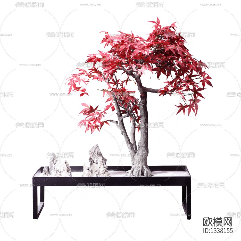 新中式禅意花艺盆栽下载