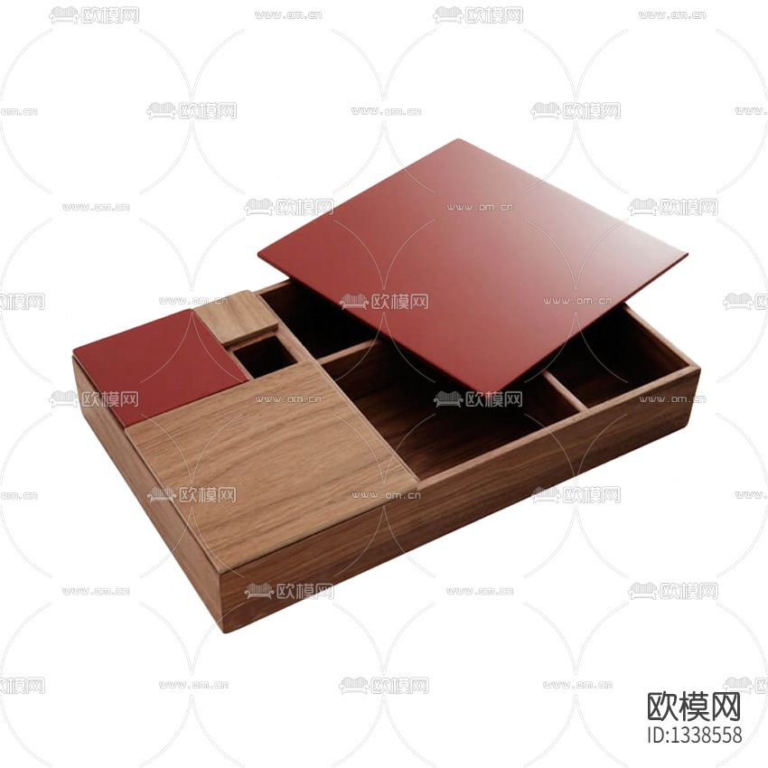 现代极简实木收纳盒