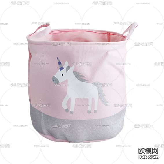 北欧简约儿童布艺收纳篮下载