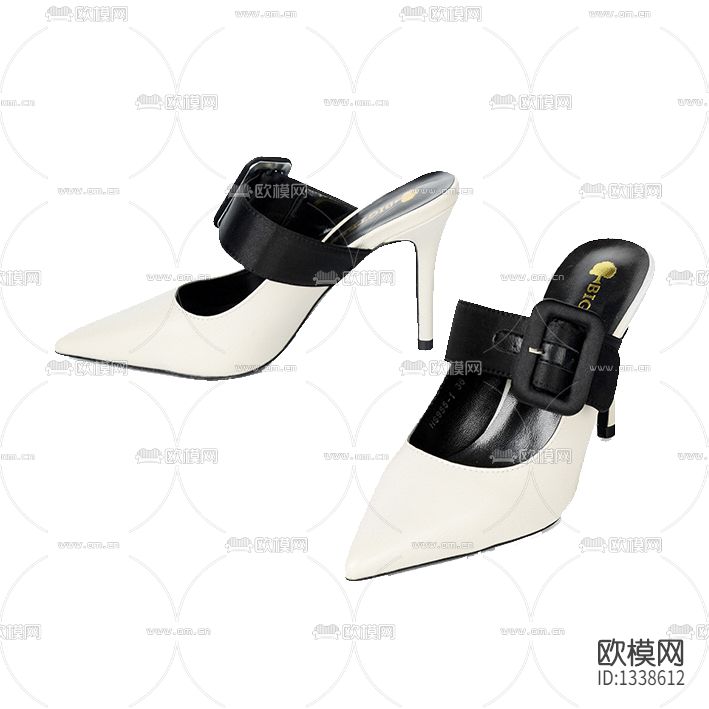 现代简约时尚高跟鞋