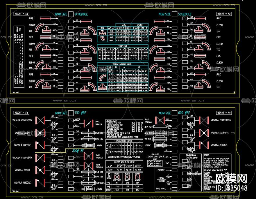 水利机电cad图库下载（渲染图5）