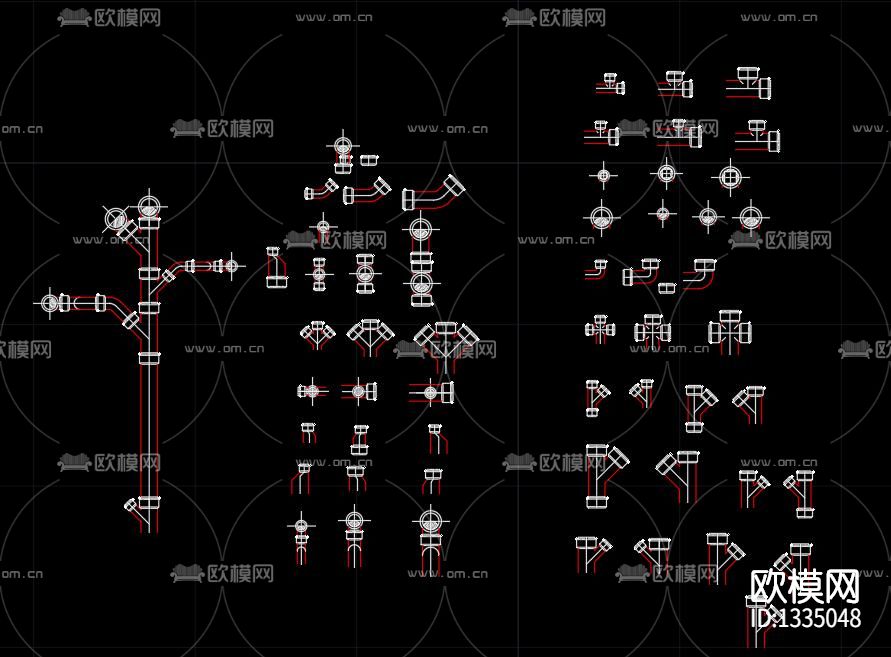 水利机电cad图库下载（渲染图9）