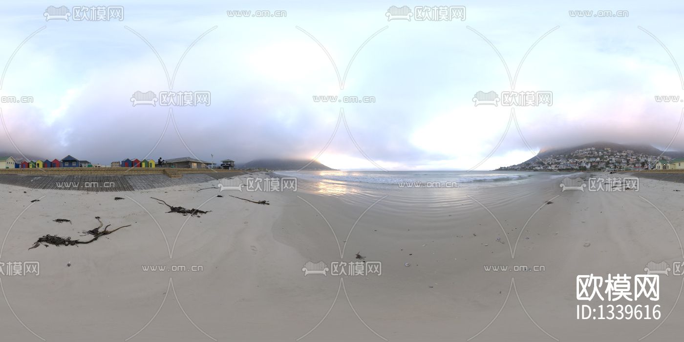 沙滩海浪风景hdr贴图下载