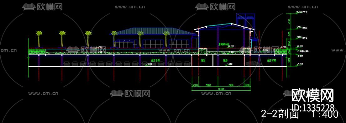 欧式会所cad施工图下载（渲染图9）