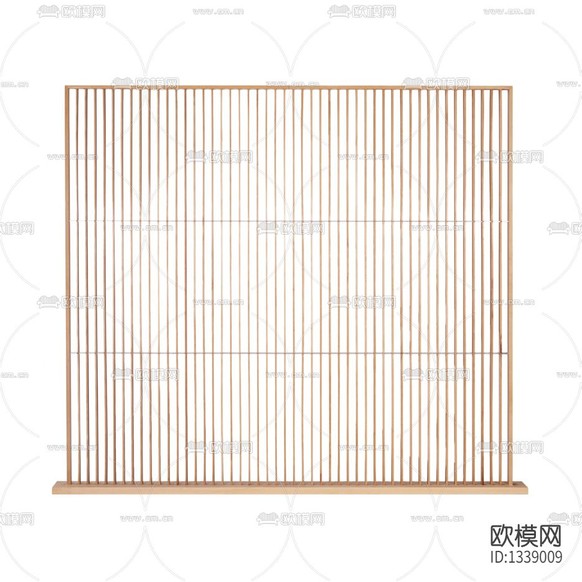 日式简约实木屏风下载