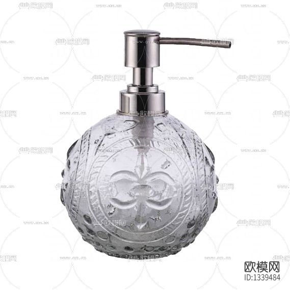欧式古典玻璃沐浴露瓶