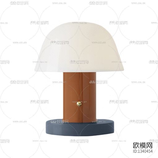 北欧简约实木金属蘑菇小台灯下载