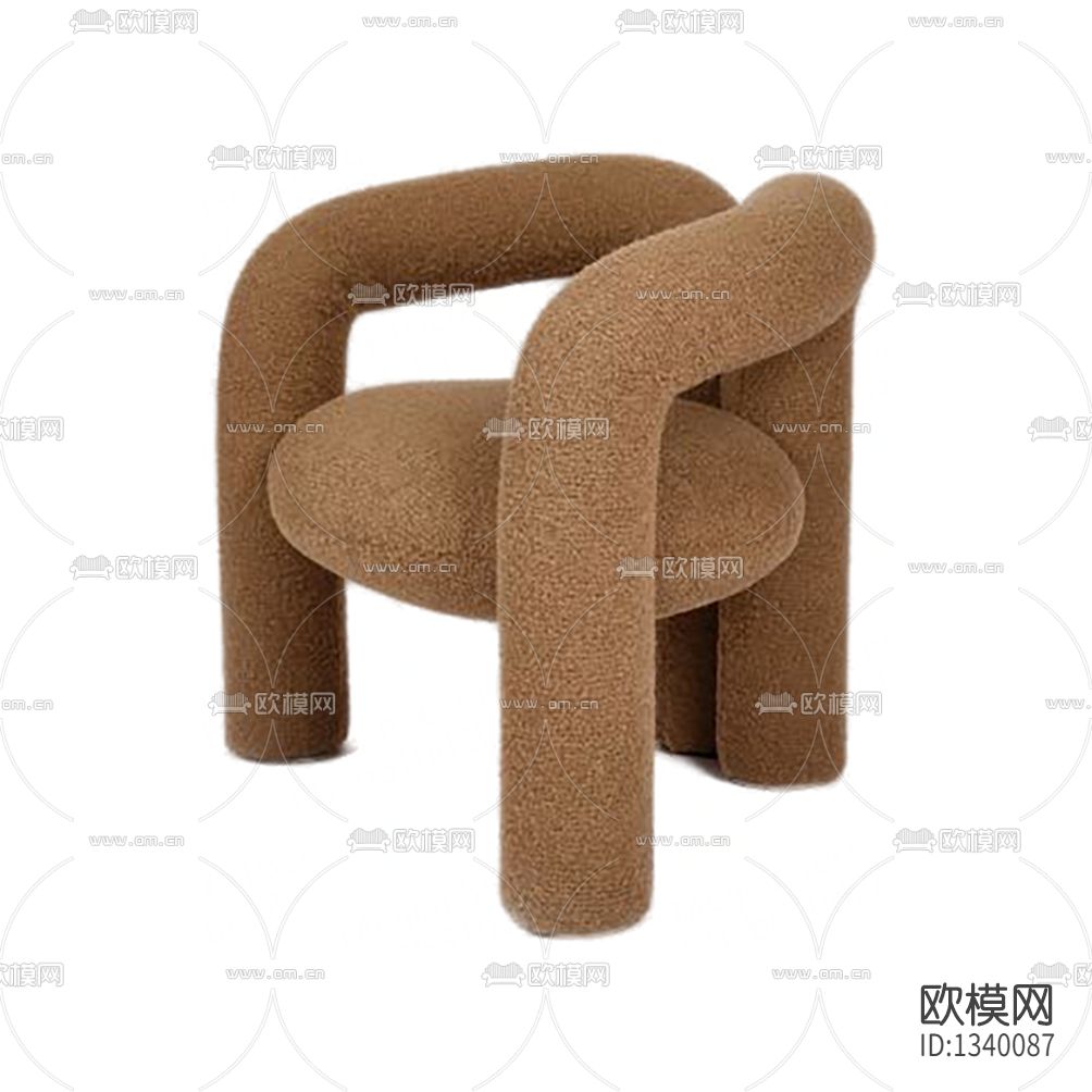 北欧简约布艺儿童休闲椅下载