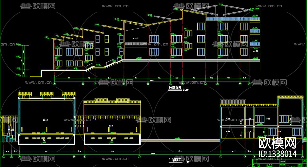 博物馆展厅cad施工图下载（渲染图5）