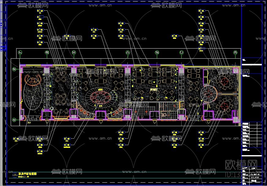 酒店cad施工图下载（渲染图6）