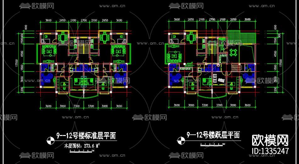 高層建筑cad施工圖下載(渲染圖4)