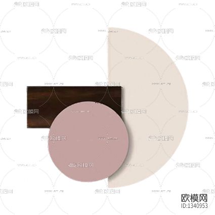 北欧简约金属壁饰下载