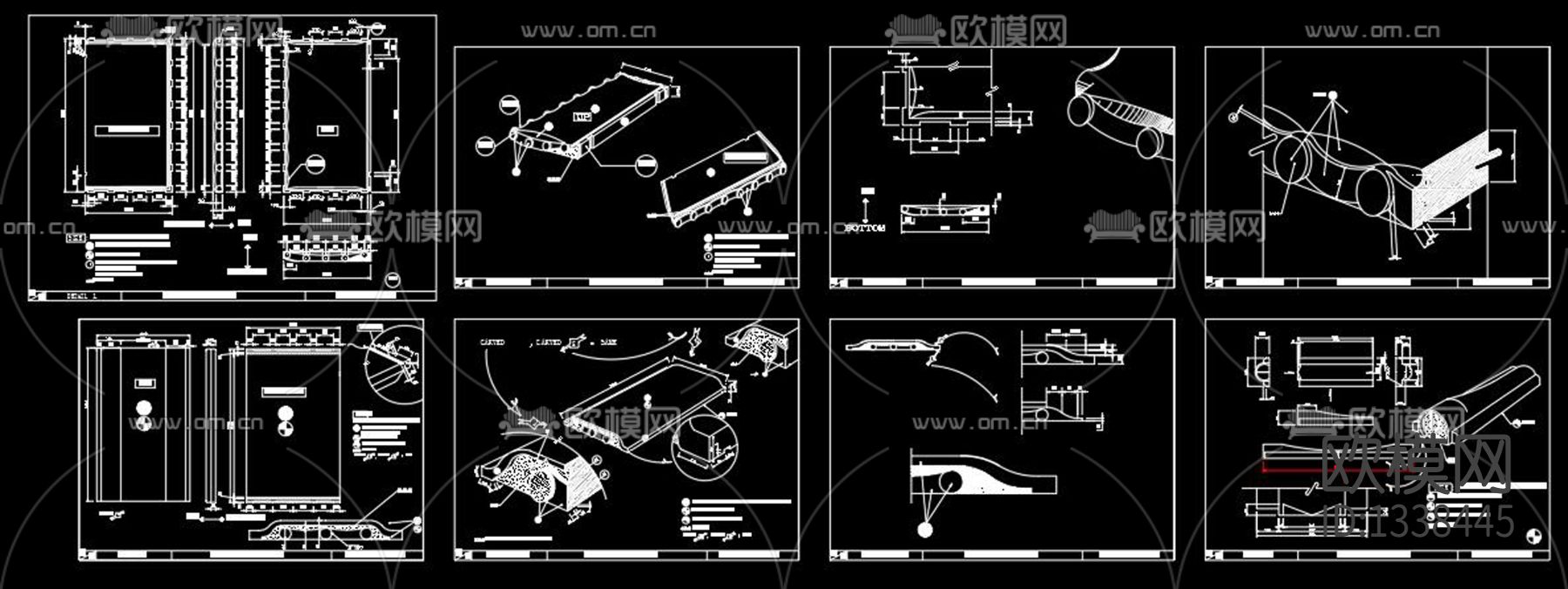 墓碑cad节点图下载（渲染图9）