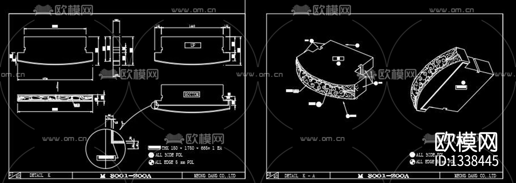 墓碑cad节点图下载（渲染图8）