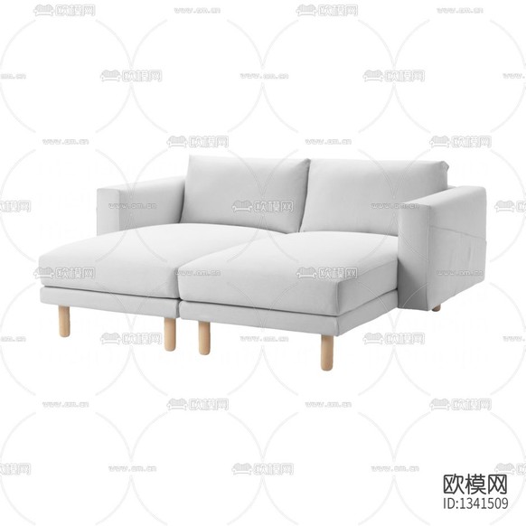 現(xiàn)代簡約布藝實木雙人沙發(fā)床下載