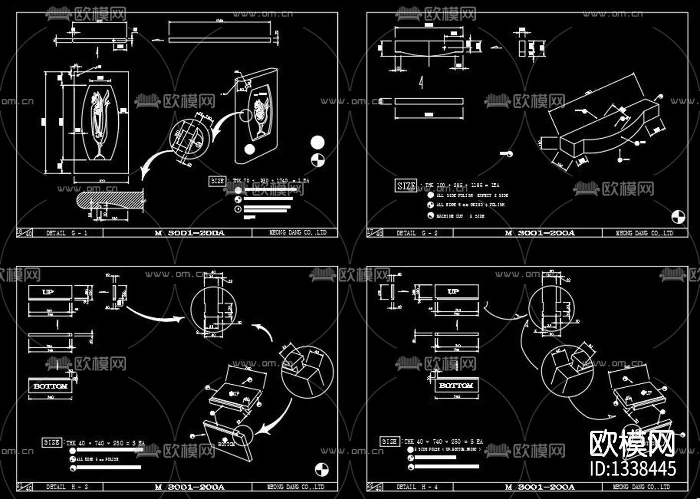 墓碑cad节点图下载（渲染图7）