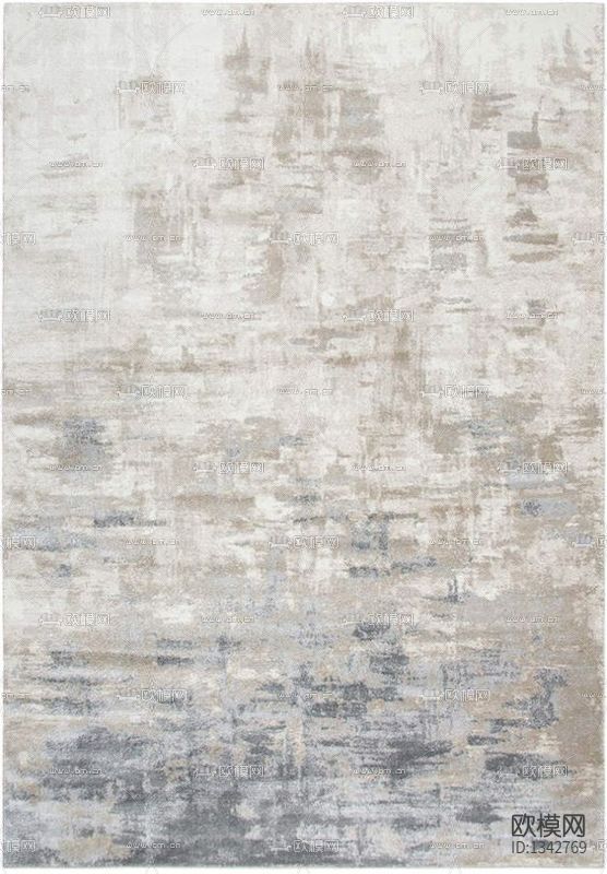 新中式简约布艺地毯下载