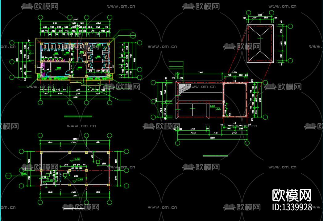 公共厕所cad施工图