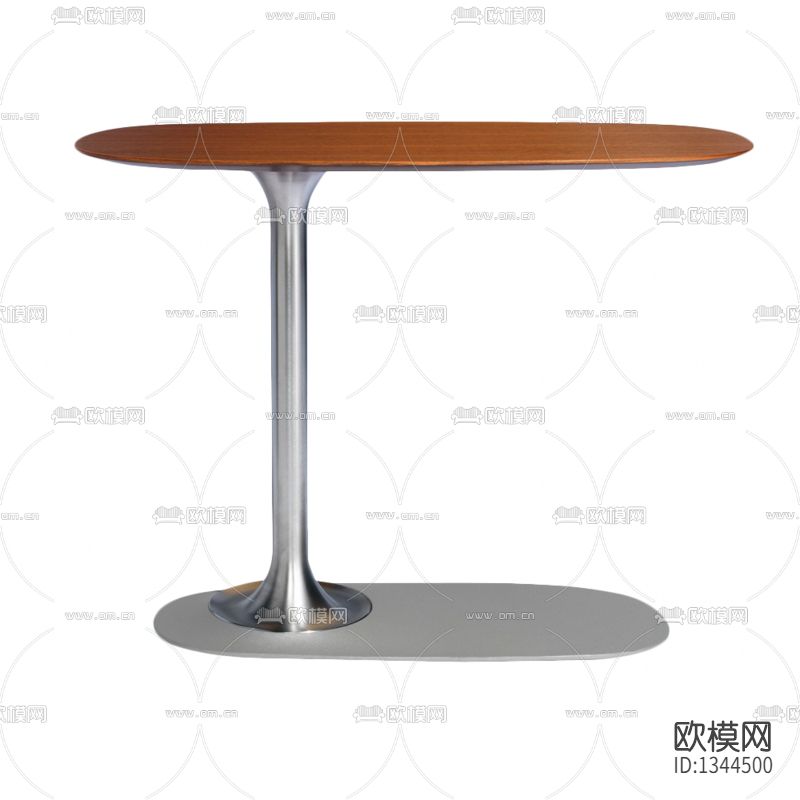 现代极简金属实木小吧台