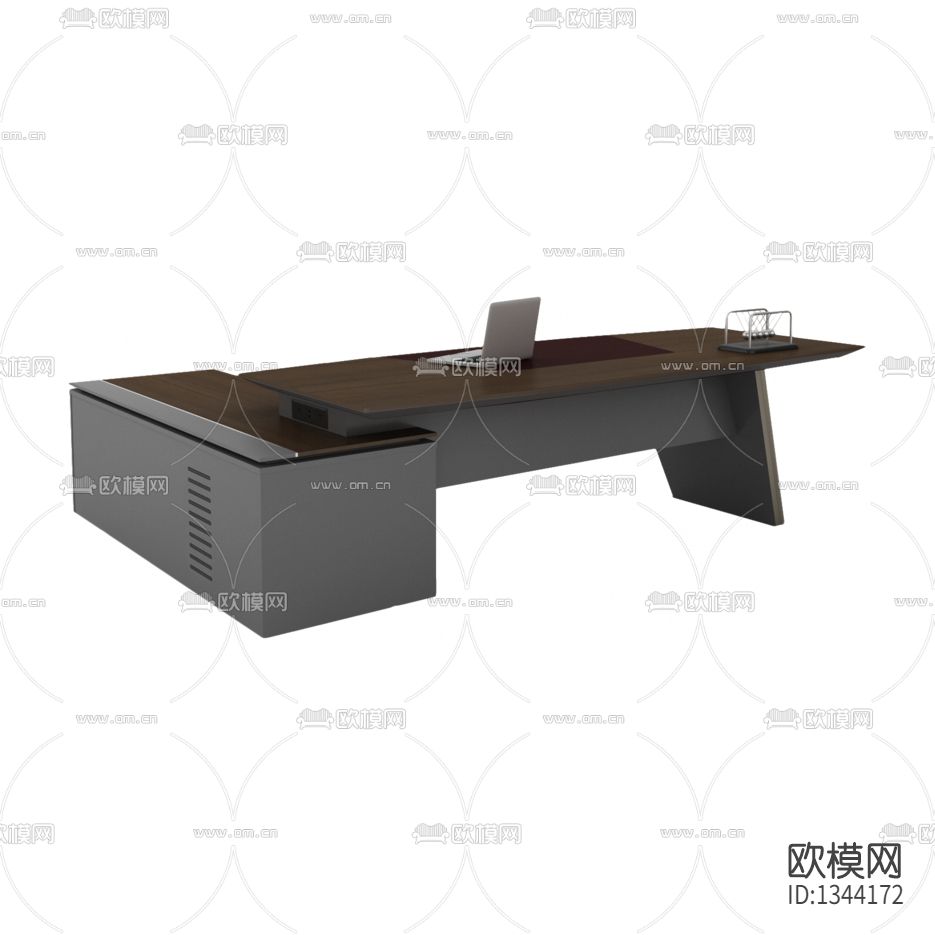 现代轻奢实木办公桌