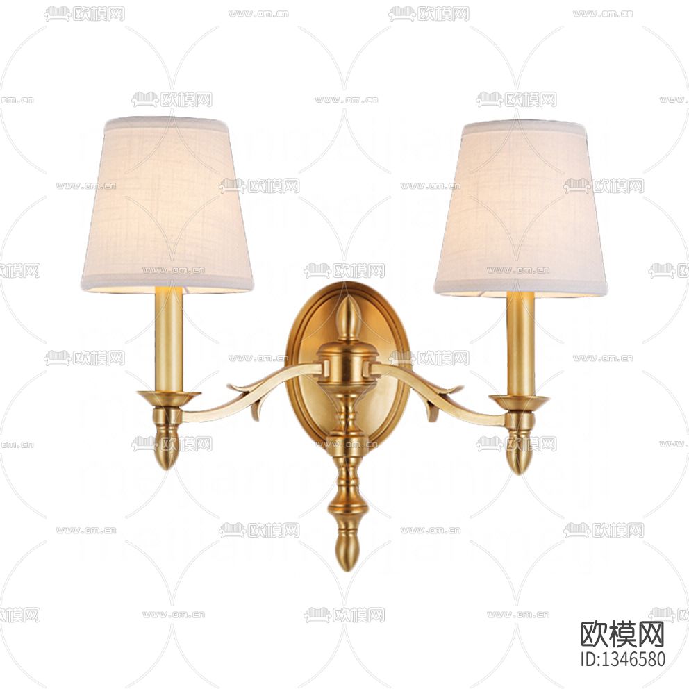 美式简约黄铜壁灯下载