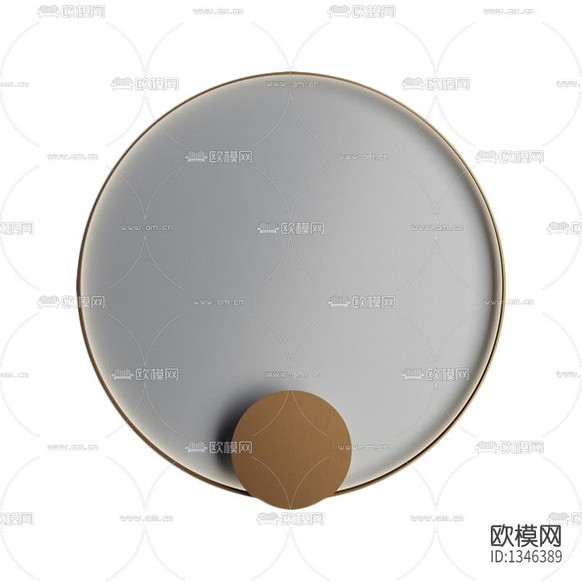 现代极简金属壁灯下载