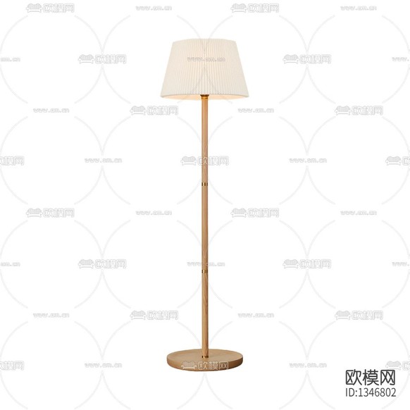 北欧简约实木落地灯下载