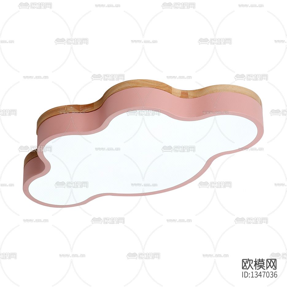 现代简约卡通云朵儿童吸顶灯下载