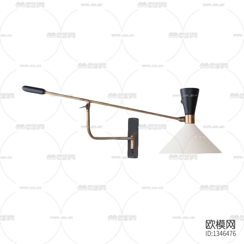 北欧轻奢复古金属玻璃壁灯下载