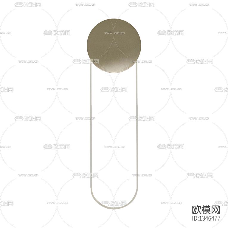 现代极简金属壁灯下载