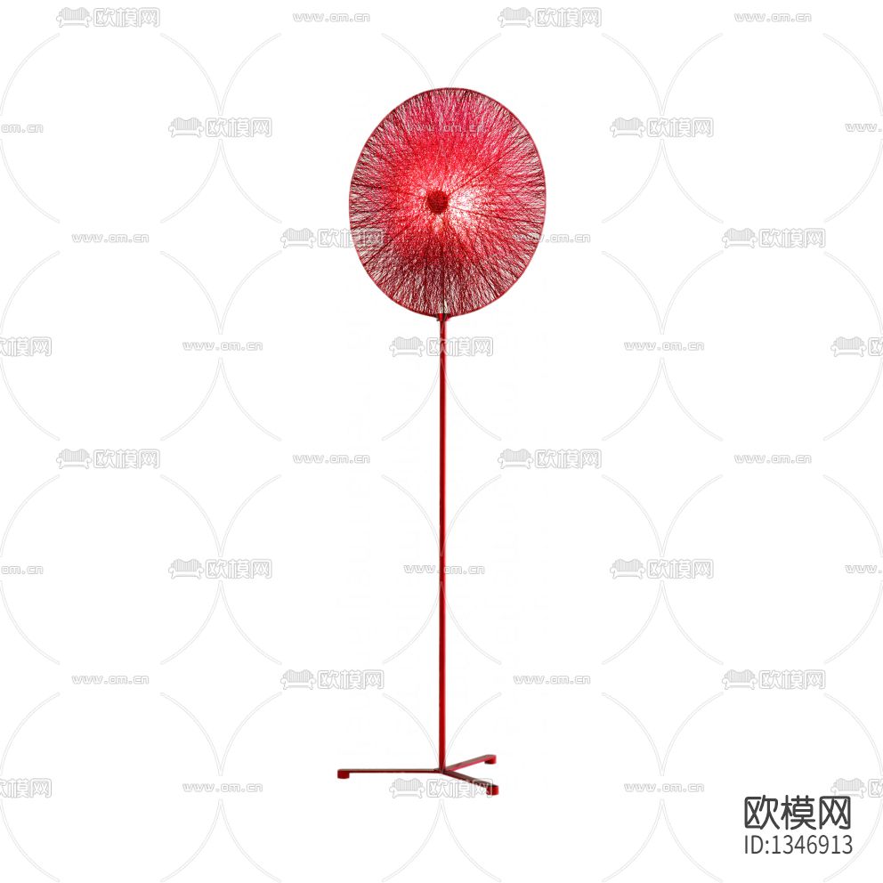 现代极简创意金属落地灯下载