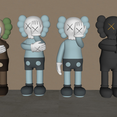  现代KAMS 公仔su模型 