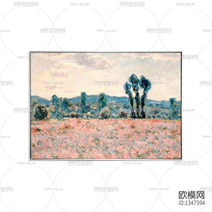 简欧复古油画装饰画下载